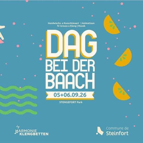Dag bei der Baach 2026 - Marché artisanal, concerts et animations