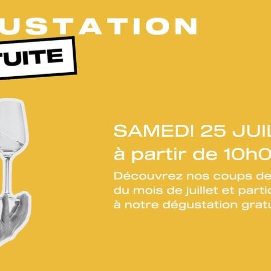 Dégustation mensuelle gratuite
