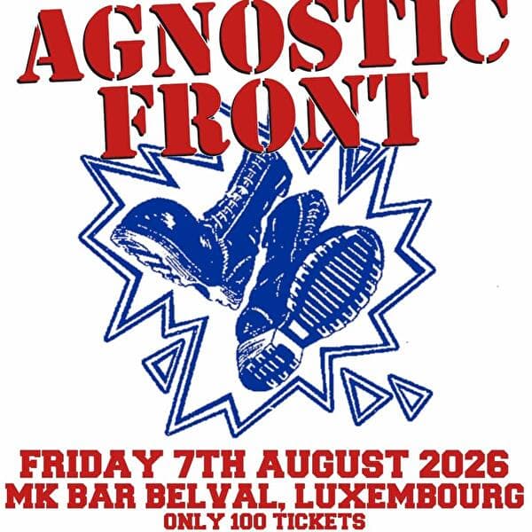 Agnostic Front au MK Bar (seulement 100 billets)