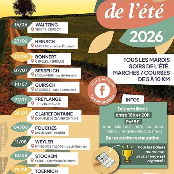 Les Arlonaises de l'été 2026