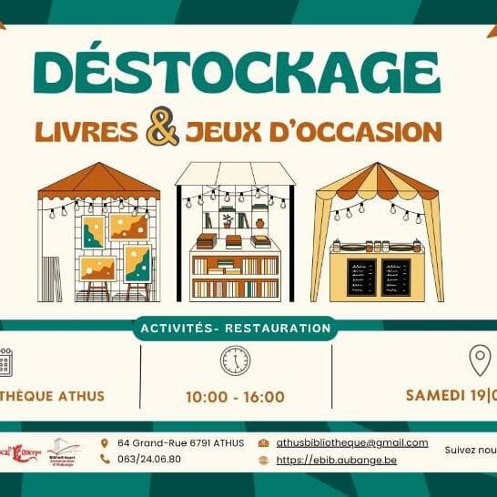 Déstockage 2026 | Bibliothèque d'Athus
