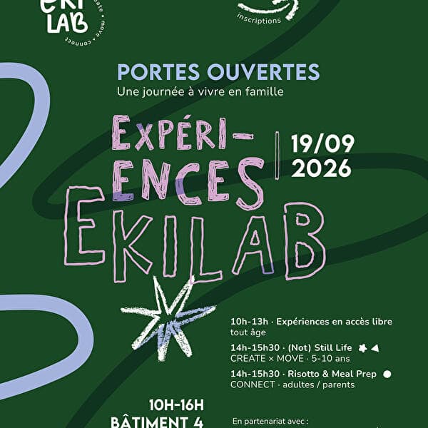 Expériences Ekilab – Portes ouvertes